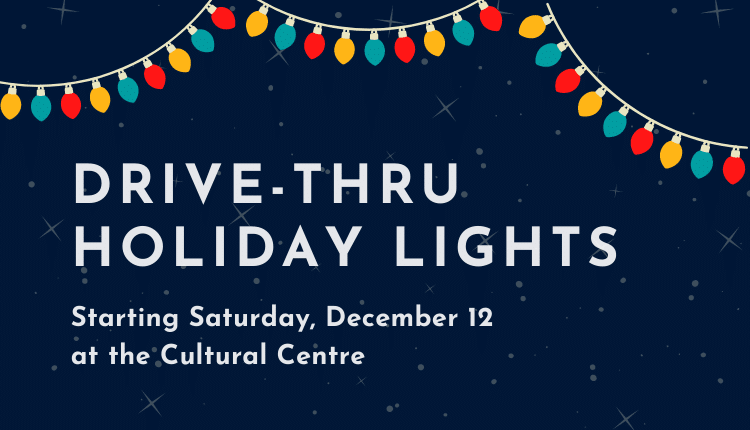 drive through holiday lights at musqueam cultural centre