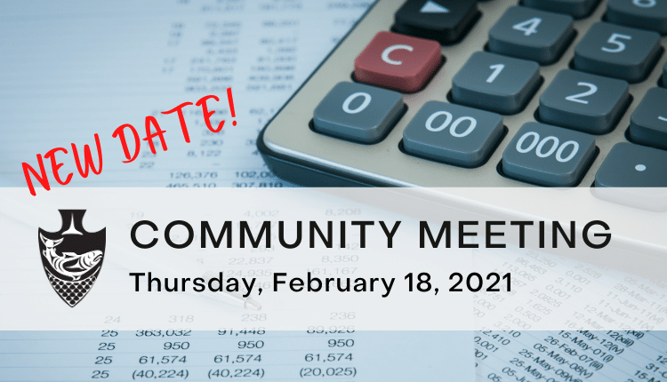 New date for community meeting is February 18