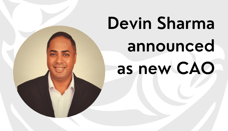 Photo of Devin Sharma, Musqueam's new Chief Administrative Officer