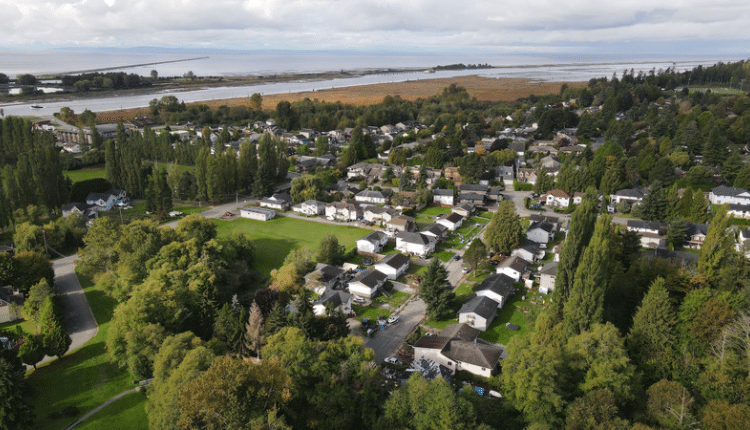 Aerial photo of Musqueam Indian Reserve #2