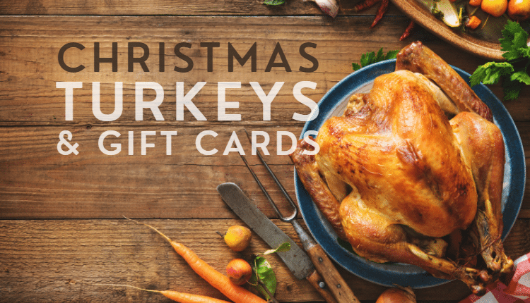 Christmas Turkeys and Gift Cards