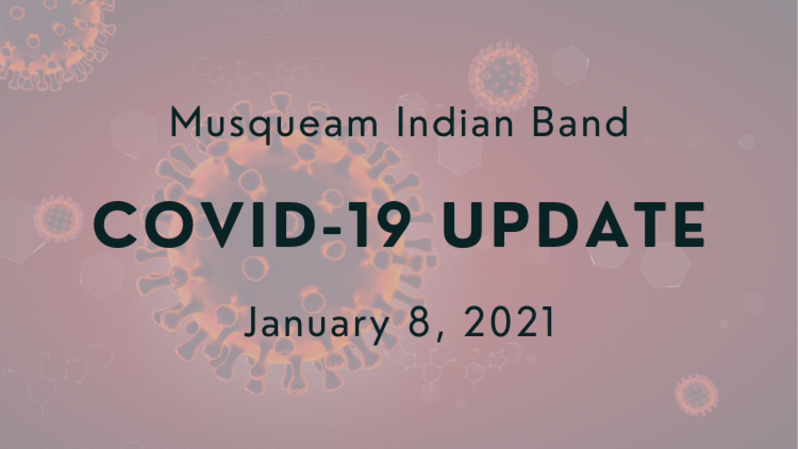 Musqueam Covid-19 update for January 8, 2021